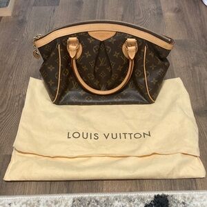 Louis Vuitton Monogram Satchel in Brown and Tan